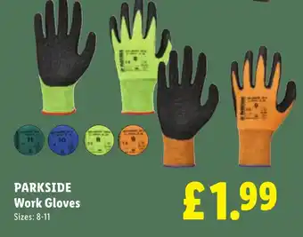 Lidl PARKSIDE Work Gloves offer