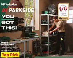 Lidl PARKSIDE Metal Shelving Unit offer
