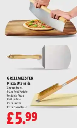Lidl GRILLMEISTER Pizza Utensils offer