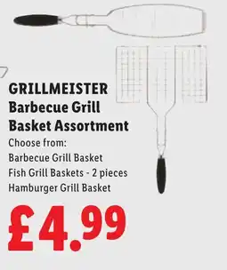 Lidl GRILLMEISTER Barbecue Grill Basket Assortment offer