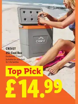 Lidl CRIVIT 25L Cool Box offer