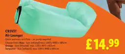 Lidl CRIVIT Air Lounger offer