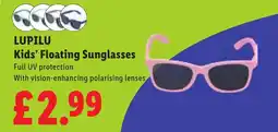 Lidl LUPILU Kids' Floating Sunglasses offer