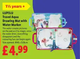 Lidl LUPILU Travel Aqua Drawing Mat with Water Marker offer