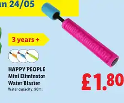 Lidl HAPPY PEOPLE Mini Eliminator Water Blaster offer