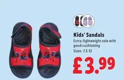 Lidl Kids' Sandals offer