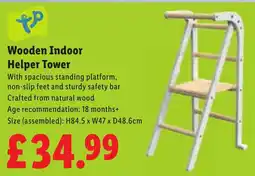 Lidl Wooden Indoor Helper Tower offer