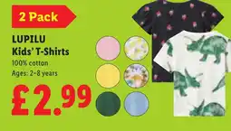 Lidl LUPILU Kids' T-Shirts offer