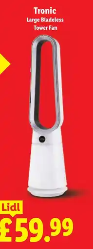 Lidl Tronic Large Bladeless Tower Fan offer