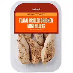 Iceland Iceland Flame Grilled Chicken Mini Fillets 150g offer