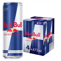 Iceland Red Bull Energy Drink 473ml 4 Pack offer