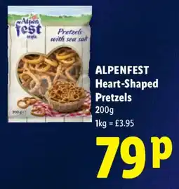 Lidl ALPENFEST Heart-Shaped Pretzels offer