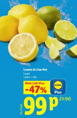 Lidl Lemon & Lime Net offer