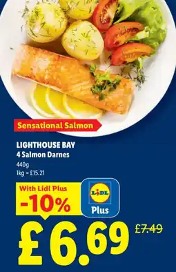 Lidl LIGHTHOUSE BAY 4 Salmon Darnes offer