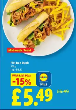 Lidl Flat Iron Steak offer