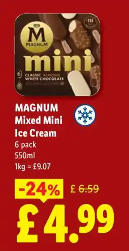 Lidl MAGNUM Mixed Mini Ice Cream offer