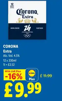 Lidl CORONA Extra offer