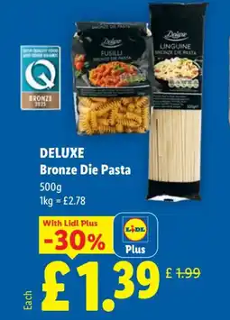 Lidl DELUXE Bronze Die Pasta offer