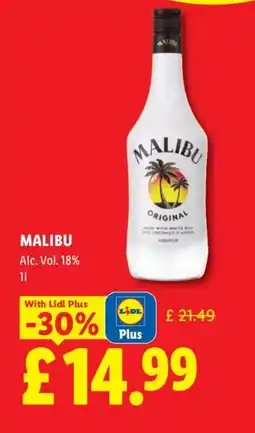 Lidl Malibu offer