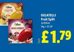 Lidl GELATELLI Fruit Split offer