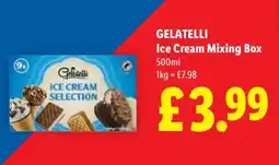 Lidl GELATELLI Ice Cream Mixing Box offer