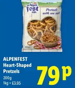 Lidl ALPENFEST Heart-Shaped Pretzels offer