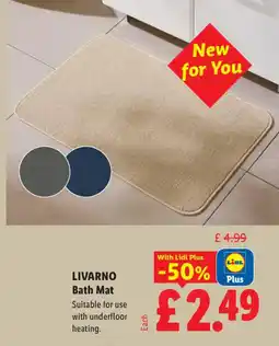 Lidl LIVARNO Bath Mat offer