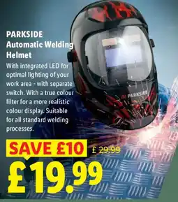 Lidl PARKSIDE Automatic Welding Helmet offer
