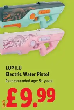 Lidl LUPILU Electric Water Pistol offer