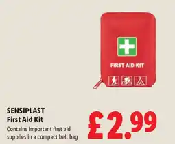 Lidl SENSIPLAST First Aid Kit offer