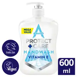 Iceland Astonish Protect + Care Anti-Bacterial Handwash Vitamin E 600ml offer