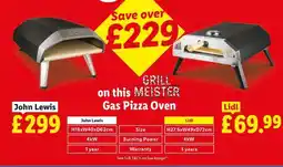 Lidl GRILL MEISTER Gas Pizza Oven offer