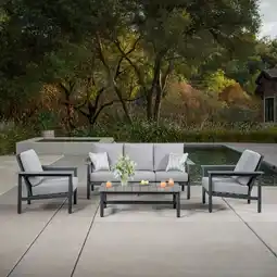 Costco SunVilla Citadel 4 Piece Deep Seating Set + Cover offer