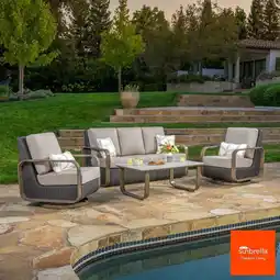 Costco SunVilla Violet 4 Piece Wicker Deep Seating Set + Cover offer