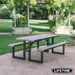 Costco Lifetime 6ft (1.83m) Folding Picnic Table - Model 60481 offer