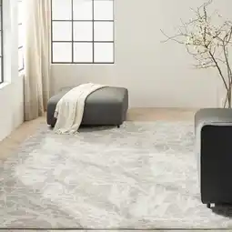 Costco Calvin Klein Rush Grey Ivory Rug, in 2 Sizes offer