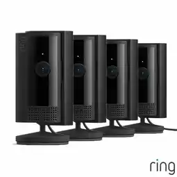 Costco Ring Wired Indoor Camera 4 Pack in Black offer