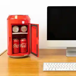 Costco Coca-Cola 5.4L Coke Mini Fridge 8 Can Portable Cooler In Red offer