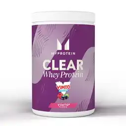 Costco MYPROTEIN Clear Whey Isolate Vimto, 914g offer