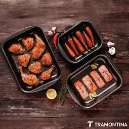 Costco Tramontina Roasting Pan, 3 Piece Set offer