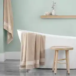 Costco Grandeur 100% Cotton Tan Bath Sheets, 2 Pack offer
