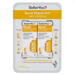 Costco BetterYou Vitamin B12 Oral Spray, 2 x 25ml offer
