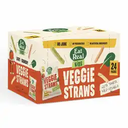 Costco Eat Real Veggie Straws, 24 x 20g offer