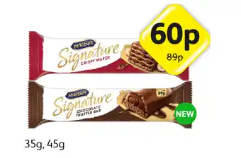 Londis McVities Signature Crispy Wafer, Chocolate Truffle Bar offer