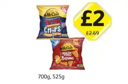 Londis McCain Home Chips, Crispy Hash Browns offer