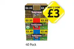 Londis Yorkshire Tea, Gold, Decaf offer