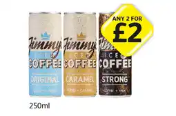 Londis Jimmy's Iced Coffee Original, Caramel, Strong offer