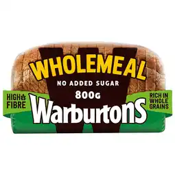 Iceland Warburtons The True Taste of Wholemeal 800g offer