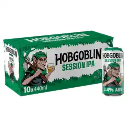 Iceland Hobgoblin Session IPA Ale Beer Cans 10 x 440ml offer