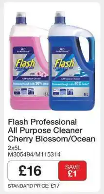 Makro Flash Professional All Purpose Cleaner Cherry Blossom/Ocean offer